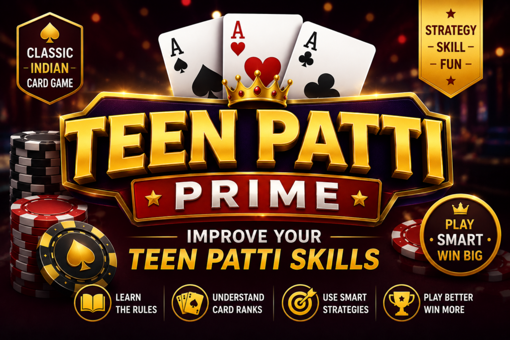 Teen Patti Prime – Improve Your Teen Patti Skills